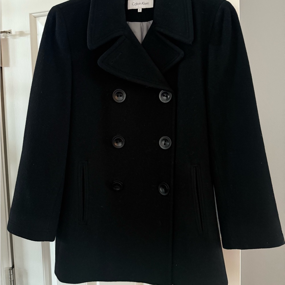Calvin Klein Women's Classic Black Peacoat